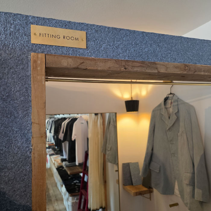 ネームサイン 文字変更（真鍮）