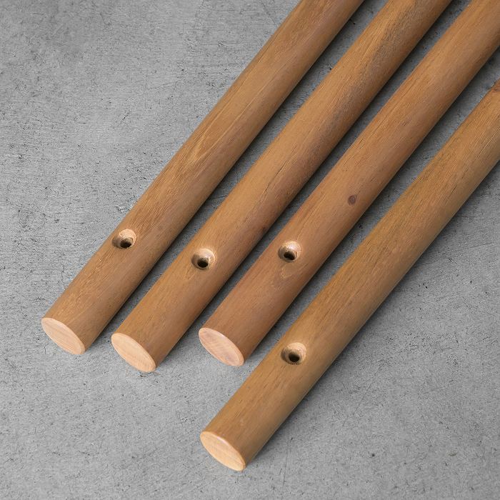 木製ドアハンドル ラウンド ＜ロングサイズオーダー＞