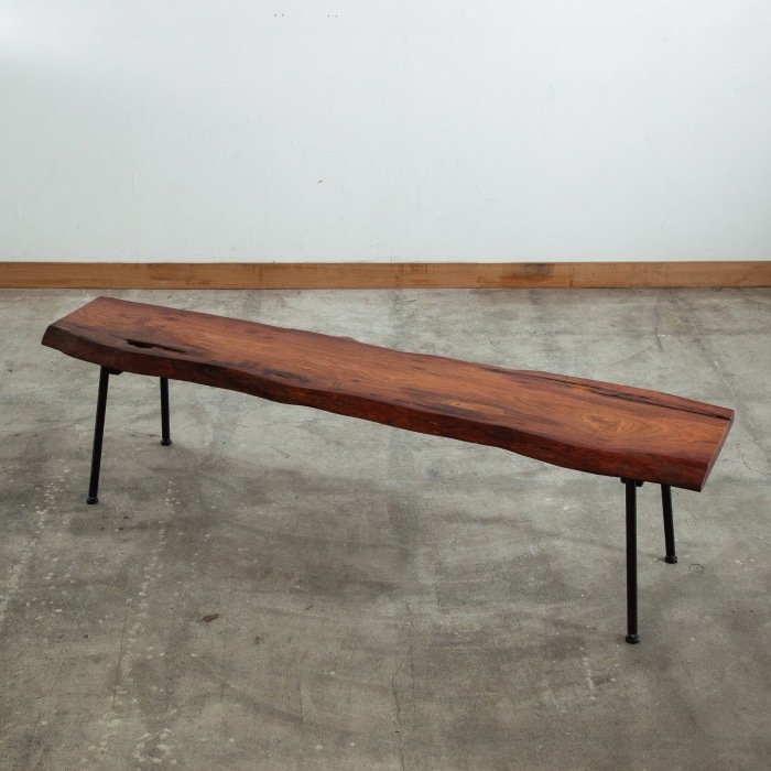 無垢天板ベンチ カリン W1630