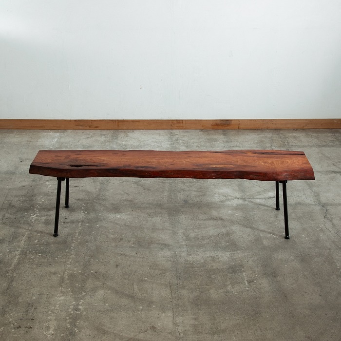 無垢天板ベンチ カリン W1630