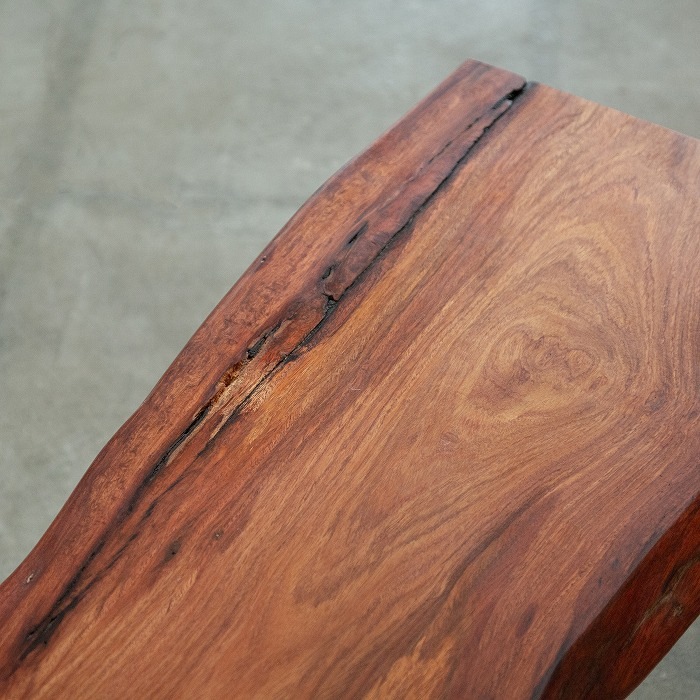 無垢天板ベンチ カリン W1630