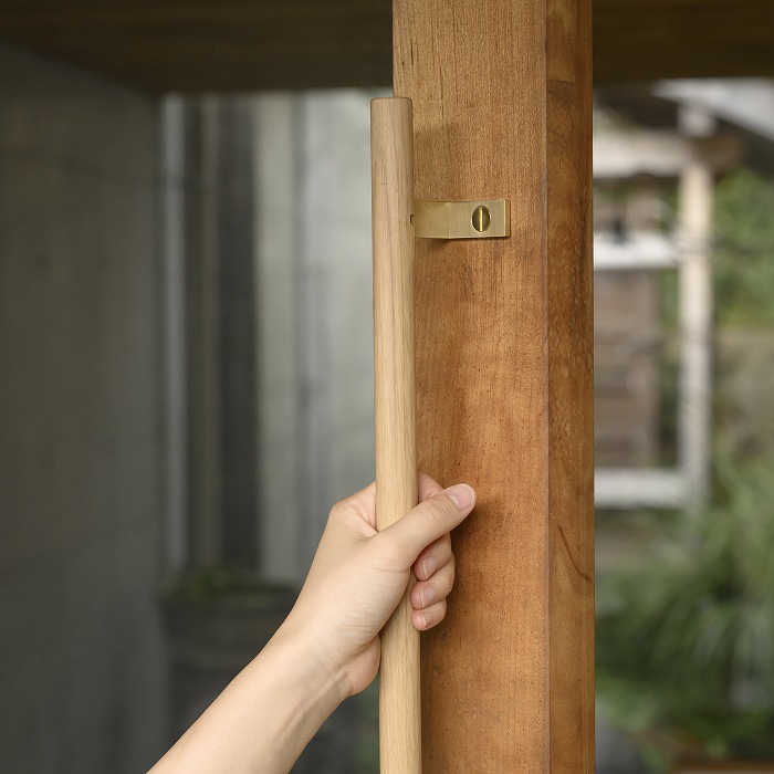 木製 片座ドアハンドル