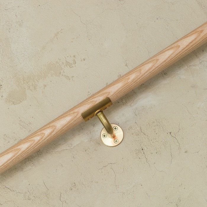 真鍮 手すりブラケット(丸)