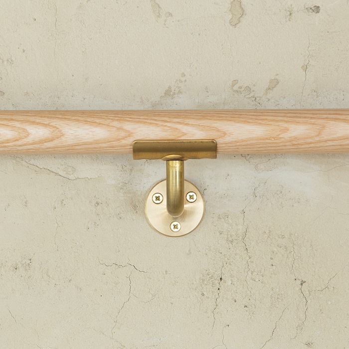 真鍮 手すりブラケット(丸)