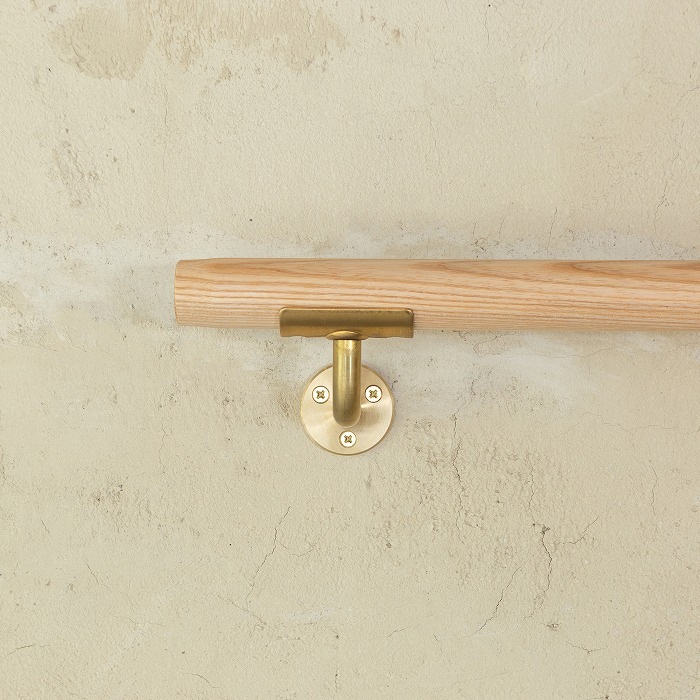 真鍮 手すりブラケット(丸)