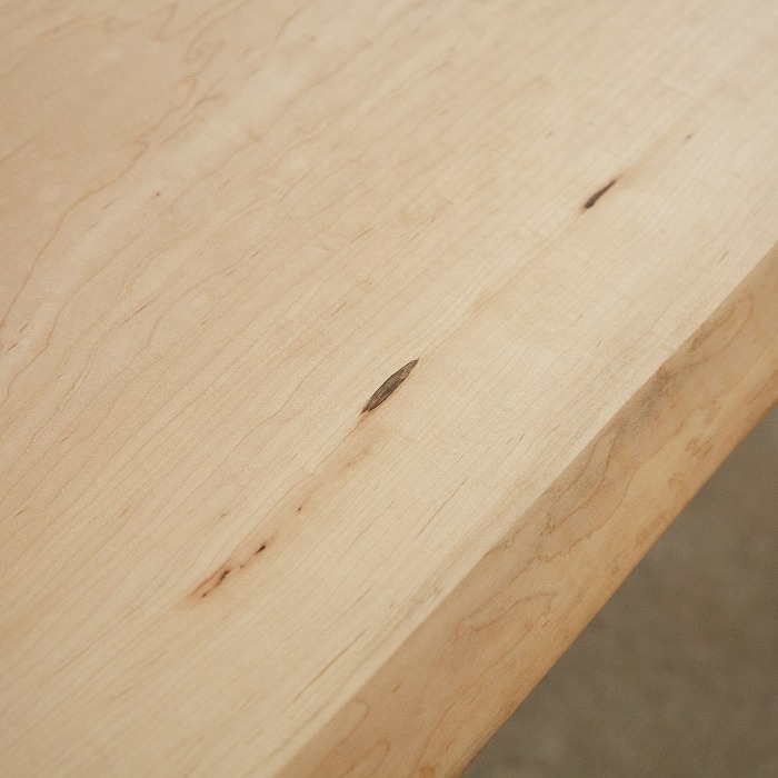 無垢天板ベンチ カエデ W1600