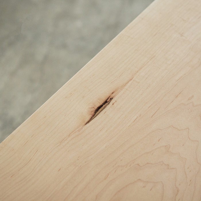 無垢天板ベンチ カエデ W1600