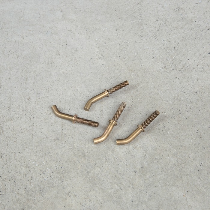 アンティーク加工 真鍮 曲げツマミ