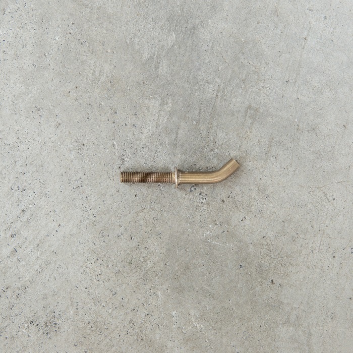 アンティーク加工 真鍮 曲げツマミ