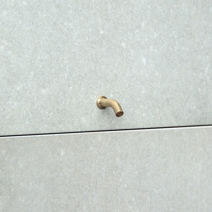 アンティーク加工 真鍮 曲げツマミ