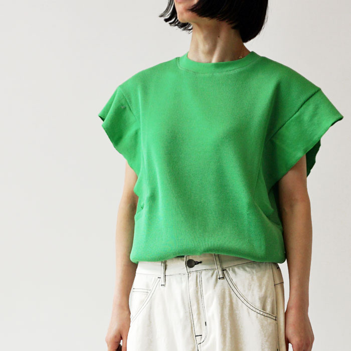 < GibouLee > CN FS PO / フレンチスリーブ カットソー