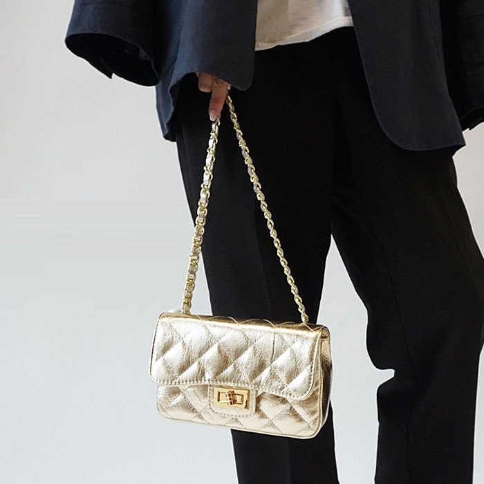 < AULENTTI > チェーン バッグ / ショルダー