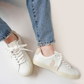 < VEJA> ESPLAR Logo EXTRA-WHITE SABLE / スニーカー