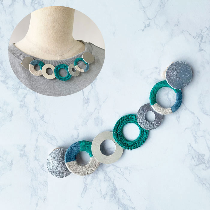 < ＆asa.co > Neck Circle / ブローチ