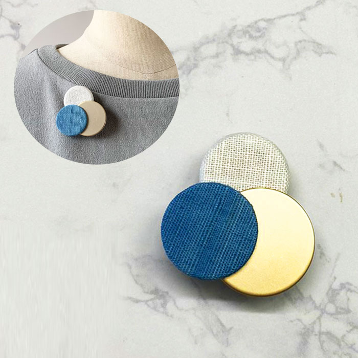< ＆asa.co > Dots gold / ブローチ