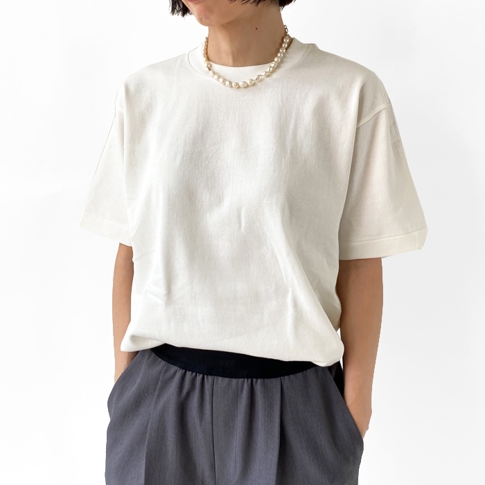 < Hanes > T-SHIRTS SHIRO / Tシャツ