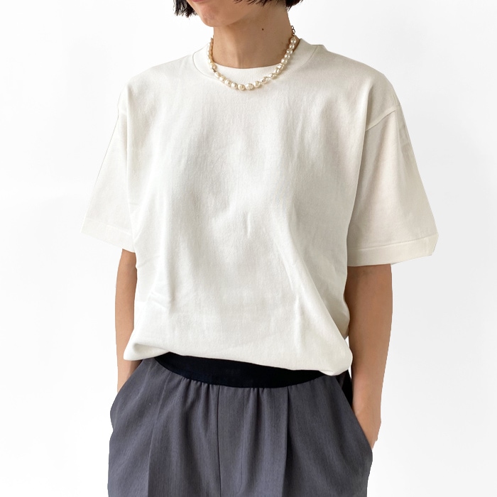 < Hanes > T-SHIRTS SHIRO / Tシャツ