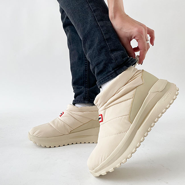 < HUNTER > PUFFED TRAVEL FLOW TRAINER / ショートブーツ