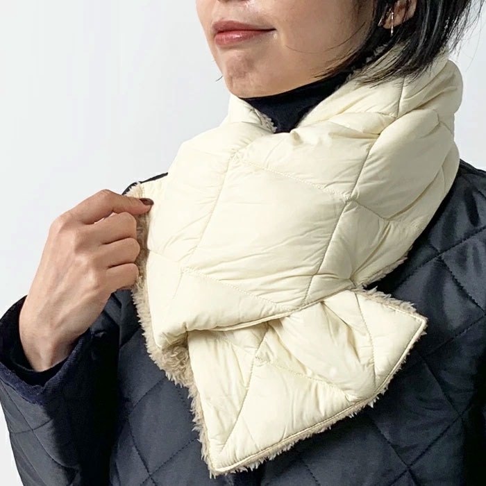 < TAION > シティ リバーシブル ダウンマフラー