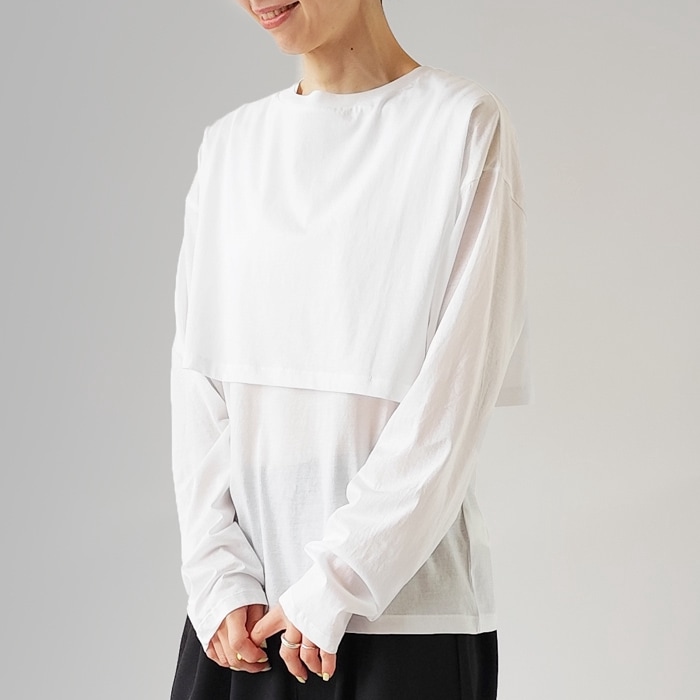 < whyto. >  LAYERED SET TEE