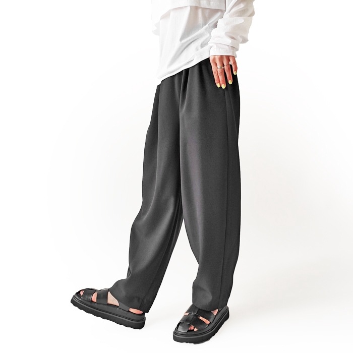 < whyto. >  ROUND TAPERED PANTS