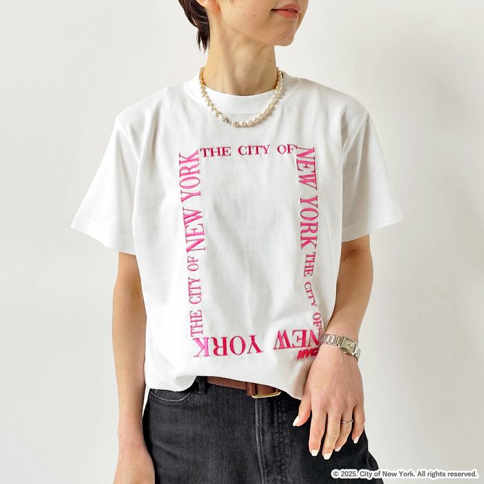 < GOOD ROCK SPEED > CIRCLE EMBROIBERY T-SHIRT NYC / Tシャツ