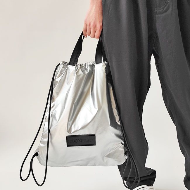 < HUNTER > TRAVEL DRAWSTRING BACKPACK TOTE / ナップサック