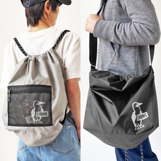 < CHUMS > ショルダー バッグ リバーシブル