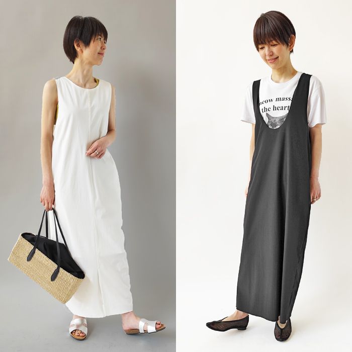 < whyto. >  2WAY COCOON DRESS / ワンピース
