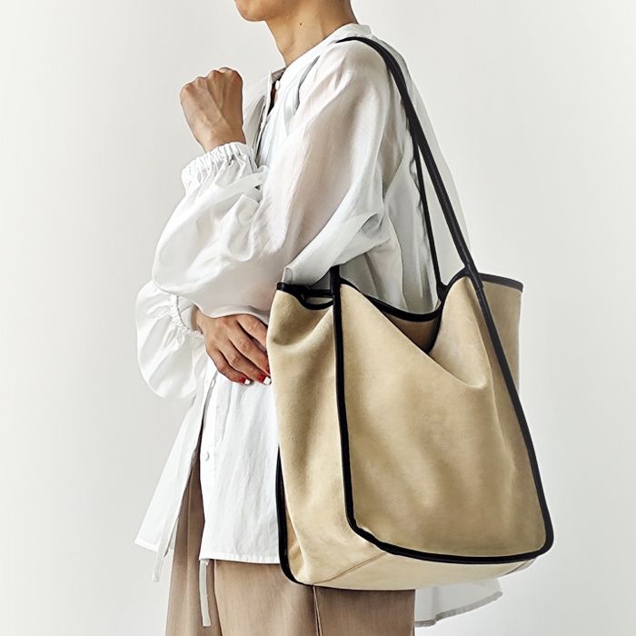 < iommi > フェイクスエード トートバッグ