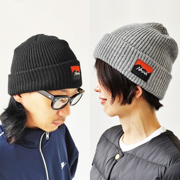 < NANGA > BOX LOGO BULKY BEANIE / ニット帽