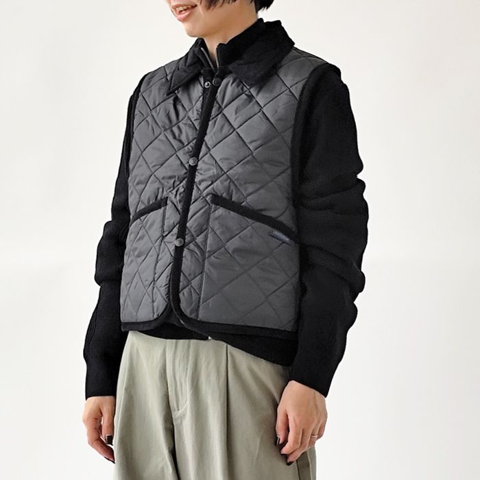 < LAVENHAM >  CROPPED RAYDON GILET