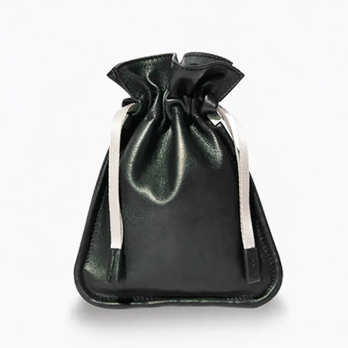 < aniary > Multi Case/ リアリティレザー 巾着マルチケース