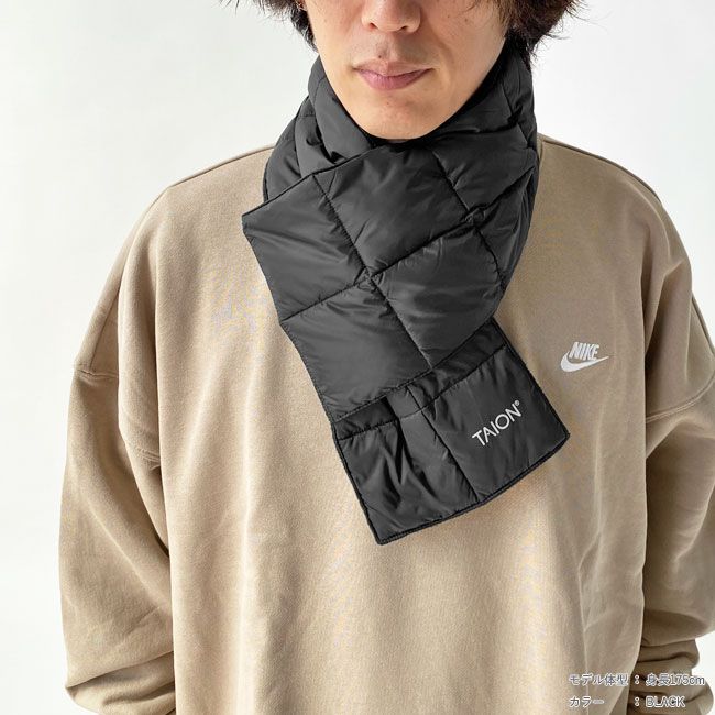 < TAION > ベーシック ダウンマフラー