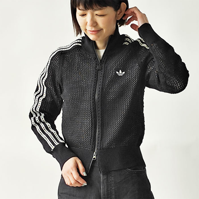 < adidas > Knit Crochet FB Track Top