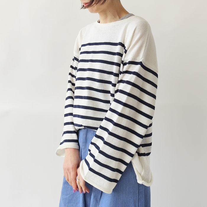 < TRICOTS JEAN MARC > トリコット ジーン マルク ボーダー カットソー