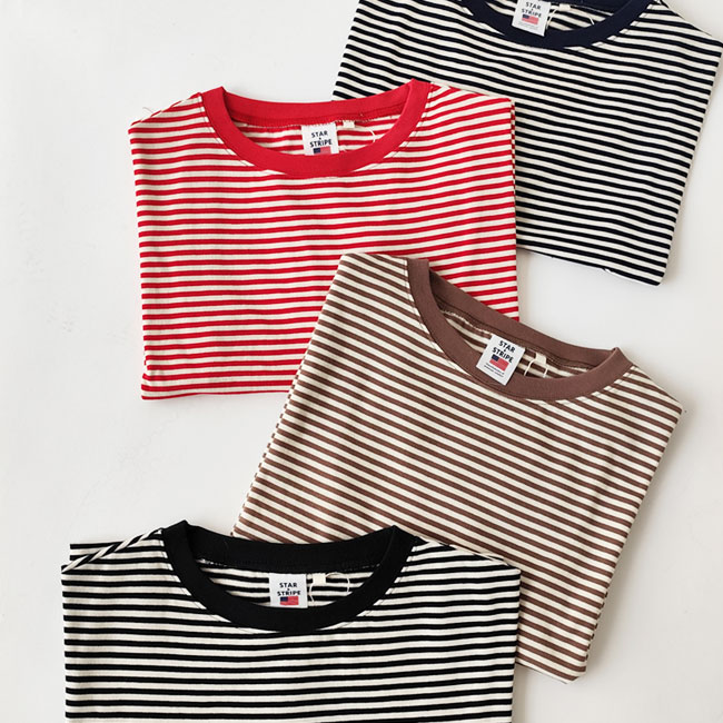 < STAR＆STRIPE > ボーダーカットソー