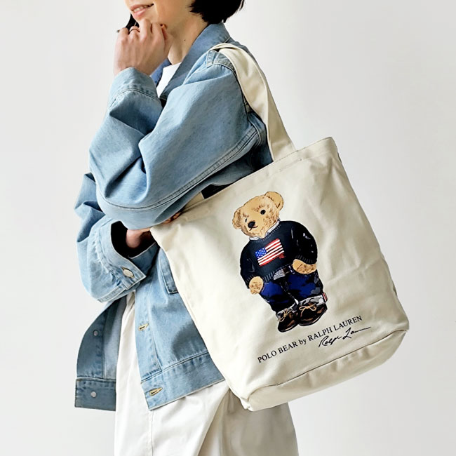 < POLO RalphLauren > ポロベアトート