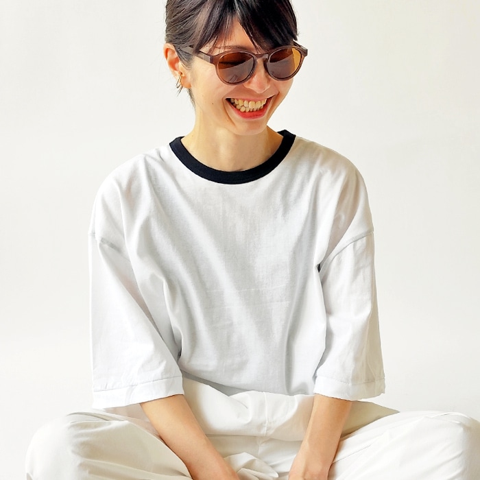 < Hanes > 3Pパック Tシャツ 百々千晴 コラボ