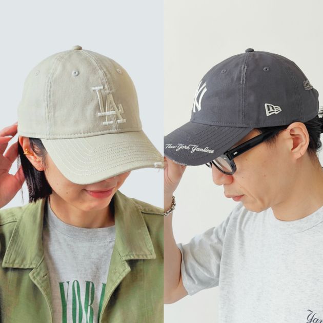 < NEW ERA >  920 ダメージ加工 キャップ