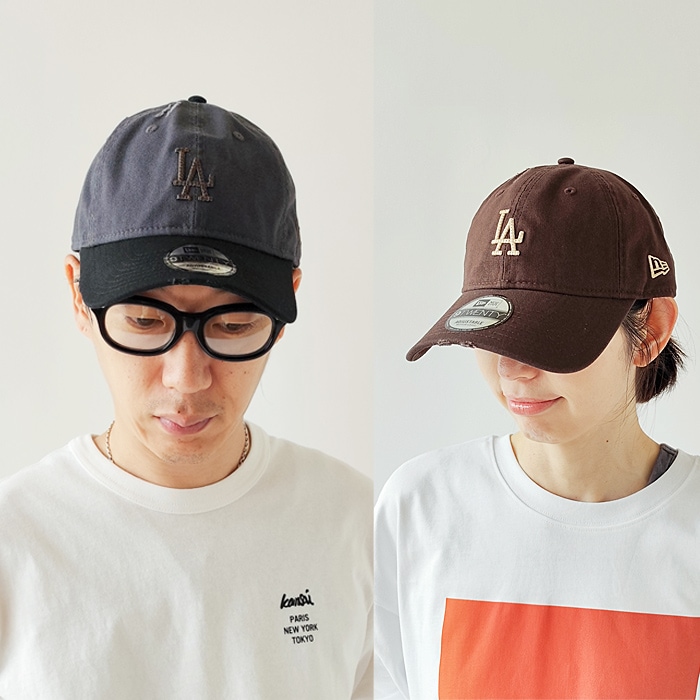 < NEW ERA >  920 ダメージ加工 Duck Canvas キャップ
