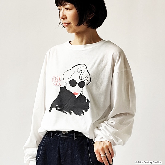 < GOOD ROCK SPEED > プリント ロングTシャツ