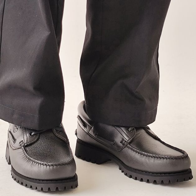 < Timberland > ボートシューズ 3eye スリーアイ ラグ ハンドソーン