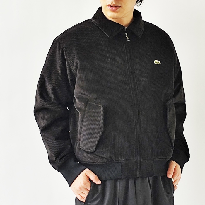 < LACOSTE > パテッド コーデュロイ ボンバー ジャケット