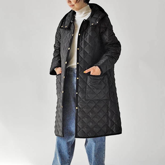 < Traditional Weatherwear > キルティング コート アークリー ロング丈