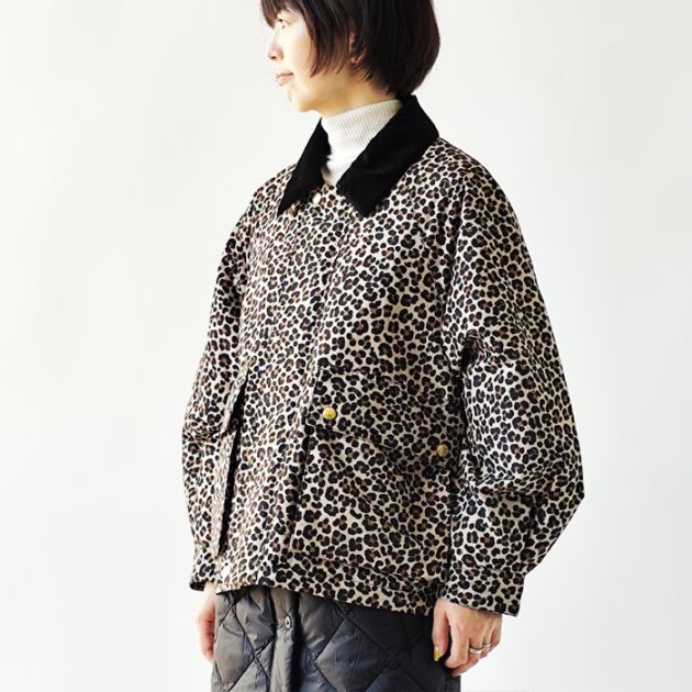 < Traditional Weatherwear > ELTON QLT/ レオパードジャケット 