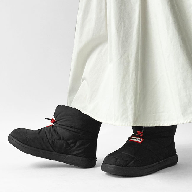 < HUNTER > PUFFED TRAVEL FLOW TRAINER / ショートブーツ