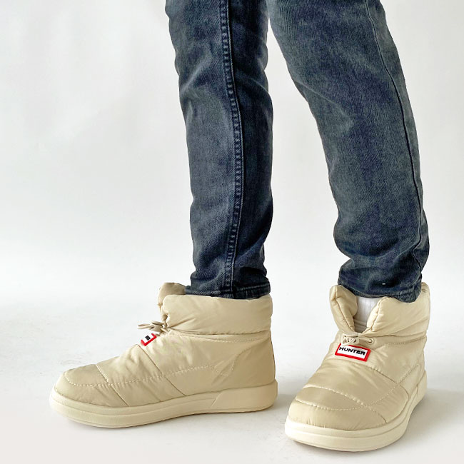 < HUNTER > PUFFED TRAVEL FLOW TRAINER / ショートブーツ