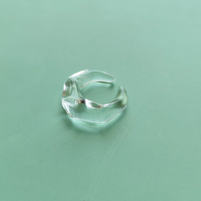 < HARIO Lampwork Factory> リフレクション / イヤーカフ
