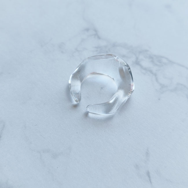 < HARIO Lampwork Factory> リフレクション / イヤーカフ